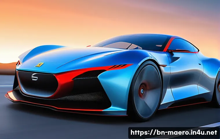 컴퓨터 유체역학  CFD - **Prompt 1: High-Performance Vehicle Aerodynamics Visualization**
    "A sleek, futuristic electric ...